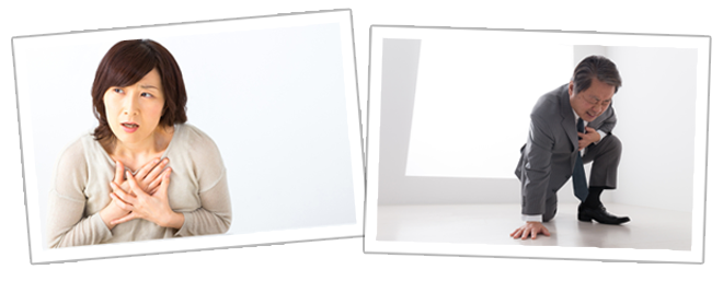 血管の異常収縮が心臓で起こると